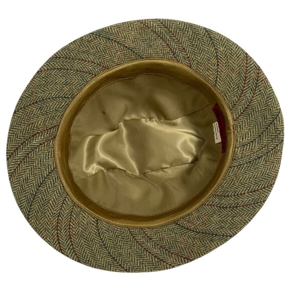 San Diego Hat Company Fedora Wool Blend Tweed Hat Lined Men's Size OS - Picture 6 of 8